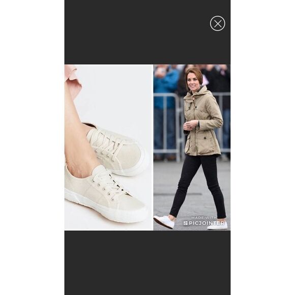 SUPERGA shoes | suede dove grey | size 8 | gym shoe - Picture 10 of 14